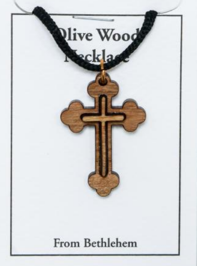 "OWT 001" Olive Wood Cross