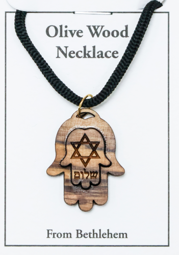 "OWT 017" Olive Wood Two Layered necklace