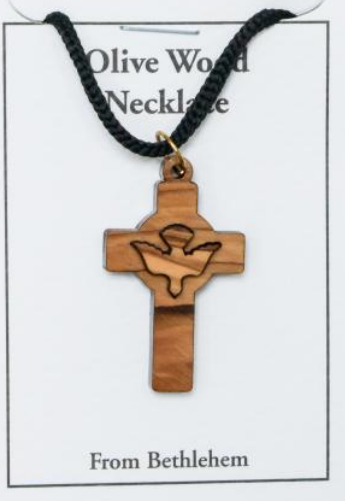 "OWT 008" Olive Wood Two layered Cross